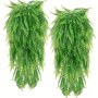 Lush Green Artificial Boston Fern Wall Hanging - 80.01cm Faux Vine For Indoor Decor Perfect For Home & Office