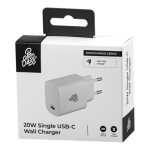 Rapidcharge 20W Type-c Wall Charger White PR-8041-WTC