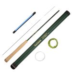 Seaquest 8' Tenkara Fly Fishing Rod Includes Flies Lines Line Keeper Starter Kit 8FT 240CM 8'