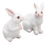 Rabbit Garden Statues Pair For Outdoor Patio Decor