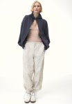 Nylon Parachute Trousers - Light Beige