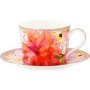 Maxwell & Williams Maxwell And Williams Dahlia Daze Cup And Saucer 240ML Pink