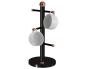 6 Cup Mug Tree - Black Rose