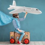 40-INCH Inflatable Airplane Balloon - Perfect For Aviation Themed Birthdays Pool Parties & Outdoor Celebrations - Durable Pvc No