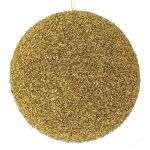 Goldair Gold Glitter Foam Bauble 20CM