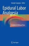 Epidural Labor Analgesia - Childbirth Without Pain Hardcover 2015 Ed.