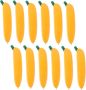 12 Pcs Unique Banana-shaped Ballpoint Pens Fun Multi-function Writing