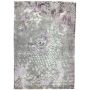 Grey Lilac Abstract Textured Turkish Rug - 230 X 160 Cm