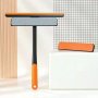 Glass Brush & Squeegee 3 In 1 Multi-function Screen Cleaning