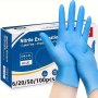 6/20/50/100PCS Blue Gloves 4 Mils Powder Free Latex Free Disposable Gloves For Cleaning And Food Preparation Non Sterile Multifunctional Gloves