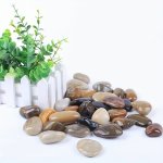 Mixed Natural River Stones 498.95G/1.0KG/1.5KG Polished Pebbles For Landscaping Garden Decor Potted Plants Walkways And Backyard