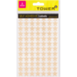 Gold Self-adhesive Star Stickers 168 Piece
