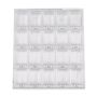 20 Girds Acrylic Makeup Organizer Nail Art Storage Box Clear Display Case O