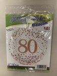 80 Rose Gold Foil Balloon