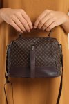 Ladies Shoulder Sling Crossbody Handbag With Wide Strap