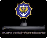 Sa Navy Daphn -class Submarine Mouse Pad