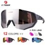 X-TIGER Polarized Sports Glasses: 3 Interchangeable Lenses For Men & Women - Perfect For Cycling Running & Baseball