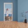 Decoupage - Light House Sail Boat By Stella Bruwer Door