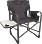 Kaufmann Chair - Steel Directors Flat Frame - Grey