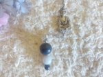Lapis Lazuli & Blue Lace Agate Pendulum With Buddha Charm