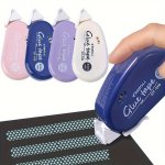 Double-sided Adhesive Dot Tape Roller 236.22 Inches Length X 6MM Width - Ideal For Scrapbooking Collage & Photo Albums - Easy Te