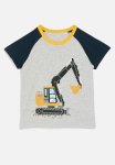 PoP Candy Colour Block Raglan Tee - Grey & Navy