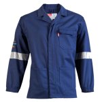 D59 Flame Retardant & Acid Resist Jacket Safety Overall With Reflective Tape - Size 32