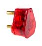 Matrix 16A Rewireable Surge Protection Plug Top Red
