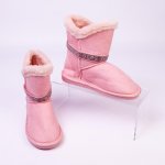 Bebe Girls Microsuede Winter Boots – Pink