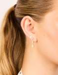 Goldair Gold Plated Cubic Zirconia Drop Hoop & Stud Earrings 2-PACK