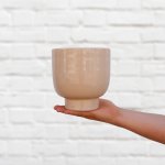 Shing Plinth Planter - Blush - 13CM