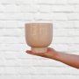 Shing Plinth Planter - Blush - 13CM