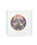 Three French Hens Art Print