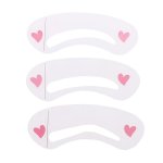 3PCS Professional Diy Eyebrow Stencils Shaping Supplies For Makeup Beginners Eyebrow Card Stencil Kit Eye Brow Diy Drawing Guide