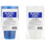 Plastic Cups Set 12-PACK Colour May Vary