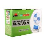 5580 MINI Rechargeable Fan With Light