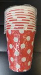 Polka Dot Red Cups