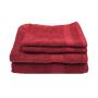 Eqyptian Collection Towel -440GSM -2 Guest Towels 2 Bath Towels -burgundy