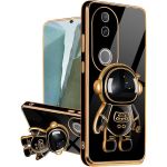 Soft Tpu Case With Astronaut Stand Compatible With Vivo V50 5G