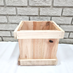Wood Pine Planter Box