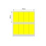 NB235 - NIIMBOT - B1 / B21 / B3S / B4 - 40X20MM - (10X20X4) - 300 YELLOW LABELS