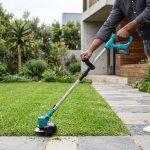 21V Folding Handheld Cordless Lawn Mower
