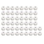 50PCS Car Air Conditioning Valve Caps Strong Sealing Compact Size Fit For Cars Trucks Engineering Vehicles Durable Abs Material