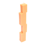 Stacked Candle Cinnamon Pear Scented - Yellow