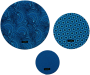 Food Cover Shweshwe - Turquoise 3 Pack