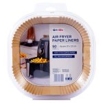 Pnp Square Air Fryer Paper Liners 20CM 50 Pack