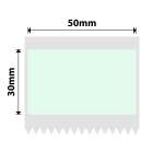 NB712 - - B1 B21 B3S B4 - 50X30MM - 230 Mint Green Labels