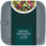 @home Square Airtight Containers 1.4L 3-PACK