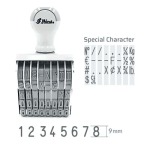 Shiny 8 Digit Numbering Stamp 9MM