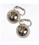 Ball Loop Earrings - Silver Free
